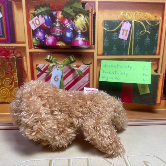 1 BRAND NEW GUND MINI MUTTSY PLUSH DOG ORNAMENT TOY APPROX 4” PRICE FIRM - Picture 5 of 15